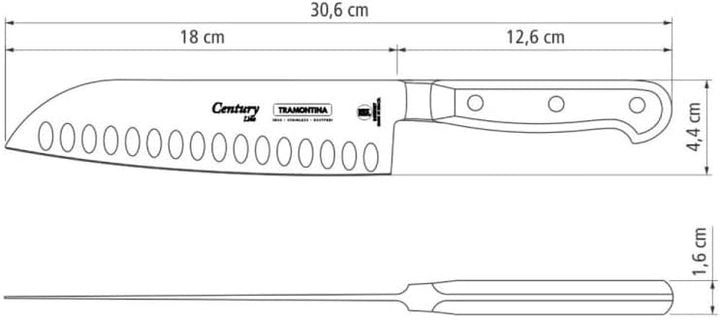 Tramontina (Santokumesser 18 cm 24020-107, Santokumesser 18 cm