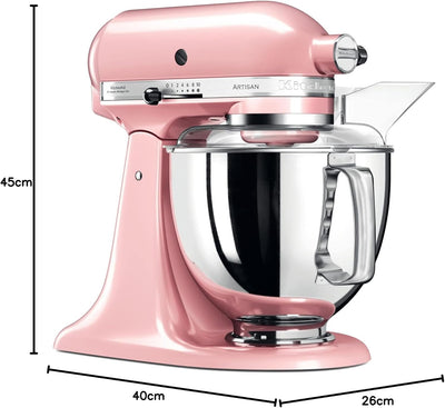 Kitchenaid ARTISAN 5KSM175PSEDR Küchenmaschine - Altrosa 4.8 l Rosa, 4.8 l Rosa