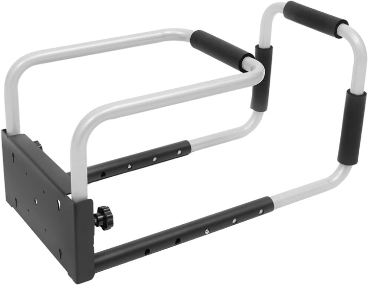PC-Halter Unter Tisch Verstellbar, Stahl, 27kg Traglast, 30-60cm | Robuster, Höhenverstellbarer PC-U