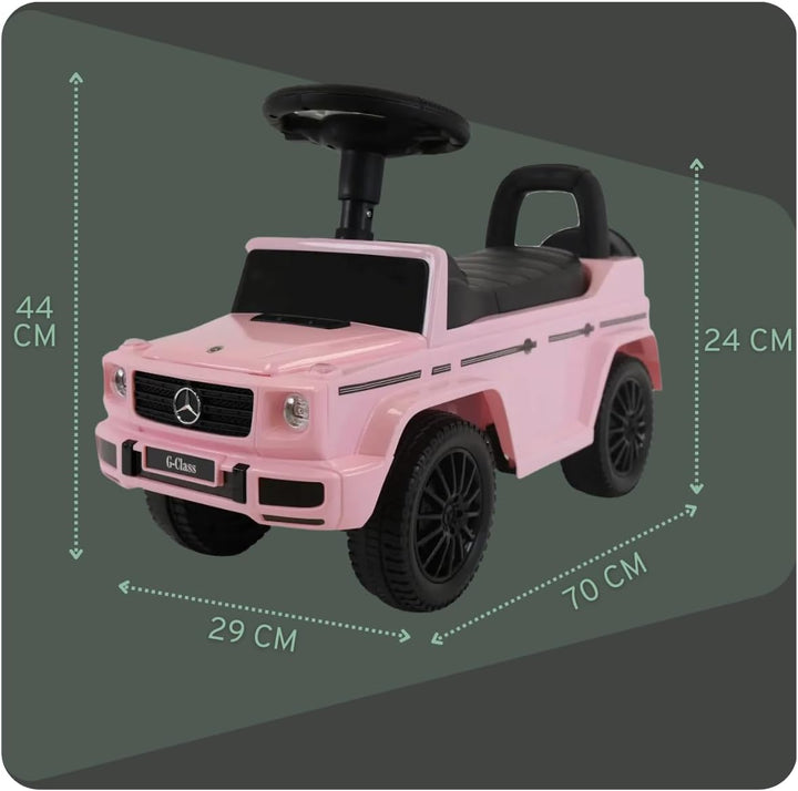 Mercedes Benz G350D rutschauto 1 Jahr (Retro rosa), Retro Rosa