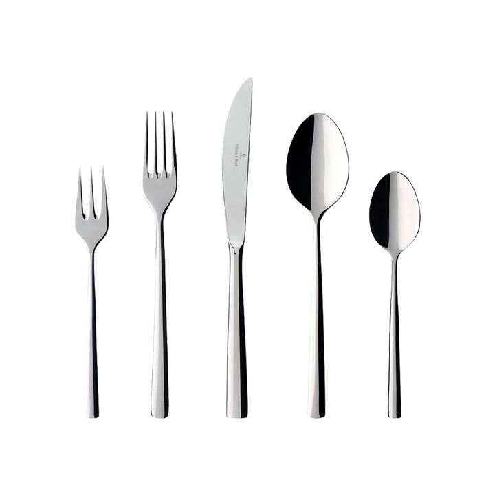 Villeroy und Boch Piemont Tafelbesteck für bis zu 6 Personen, 30-teilig,