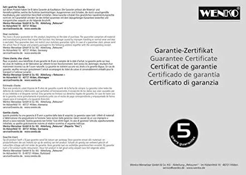 WENKO Vacuum-Loc® Badezimmer Eckregal Quadro Duo, ohne bohren, mit 2 Etagen, rostfreie Edelstahl Hal