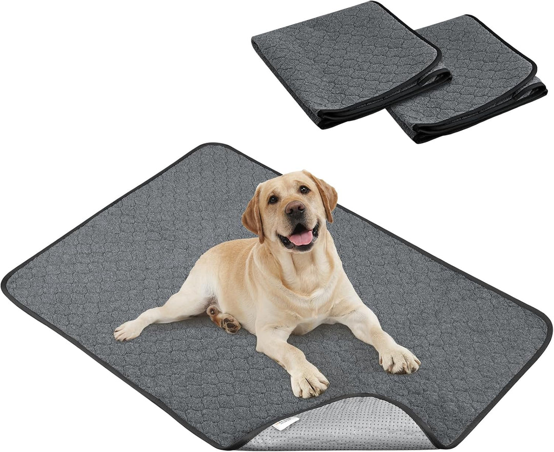 2pc Welpenunterlagen Waschbar Haustier 70*100cm Urinunterlage Trainingspads PIPI Matten Für Hunde Wi