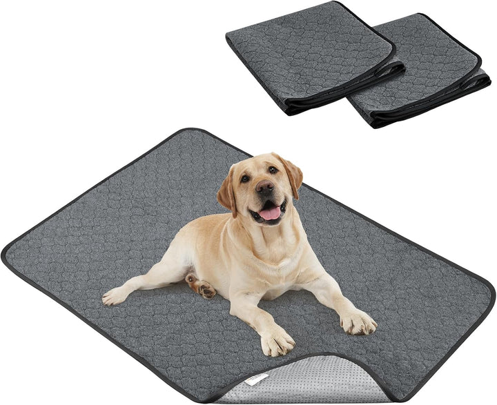 2pc Welpenunterlagen Waschbar Haustier 70*100cm Urinunterlage Trainingspads PIPI Matten Für Hunde Wi
