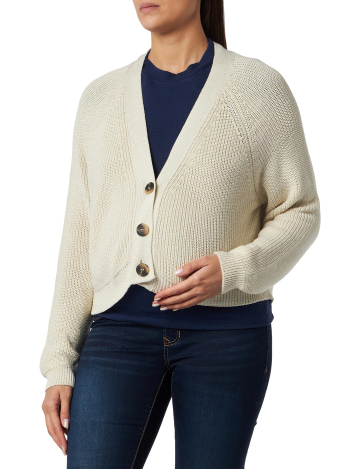 Noppies Damen Cardigan Bekasi Long Sleeve Strickjacke 42 Jet Stream - P638, 42 Jet Stream - P638