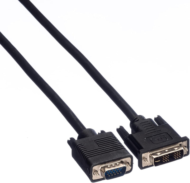 VALUE DVI-VGA Kabel, DVI (12+5) ST - VGA ST, 5 m 5m, 5m