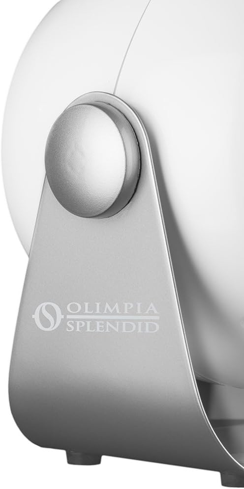 Olimpia Splendid 99447 Caldodesign Keramik Heizlüfter 1800 W, 50 m³, Weiss, Weiss