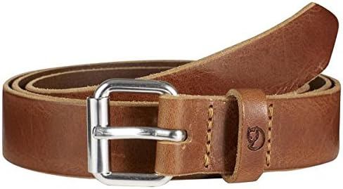 Fjällräven Unisex Singi Gürtel 2.5 Cm 85cm Leather Cognac, 85cm Leather Cognac