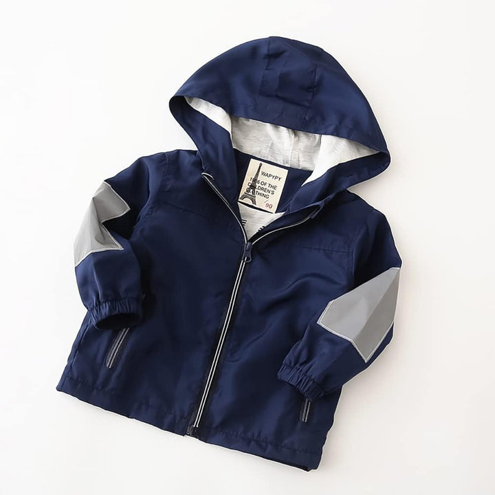 Volunboy Baby Kapuzen Jackets, Jungen Langarm Winddicht Mantel Cartoon Aufdruck Jacken 3-4 Jahre Bla