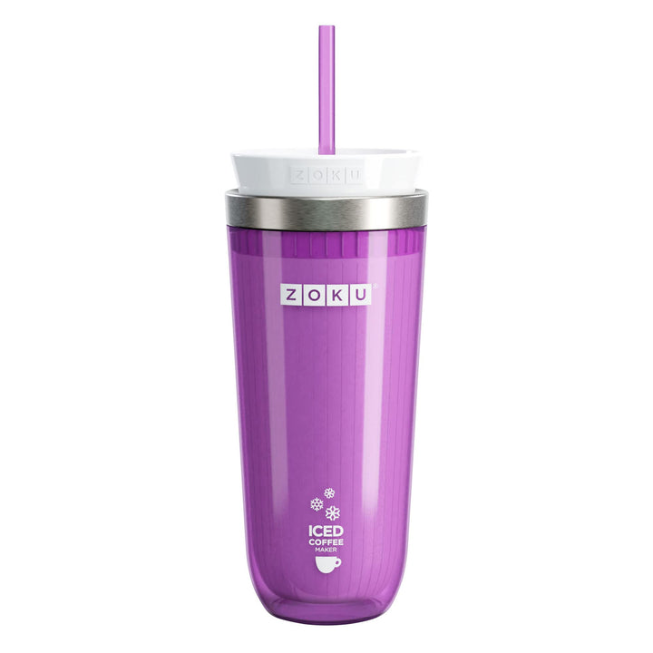 ZOKU Iced Coffee Maker, Eiskaffee, Maker, Eiskaffeezubereiter, Violett, 325 ml, ZK121-PU, Violett