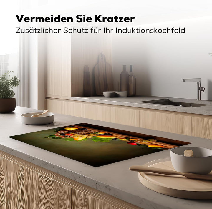 Herdabdeckplatte Einteilig Herdabdeckung Abdeckplatte für Ceranfeld Abdeckung Induktionskochfeld Auf