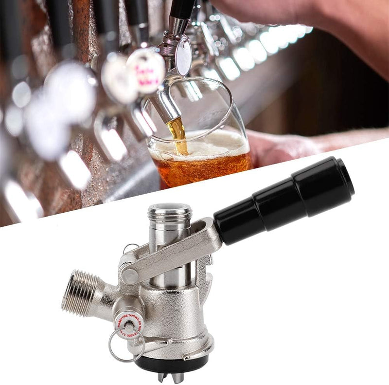 Keg Kegverschluss Zapfkopf Micromatic Korbkeg Typ S, Korb Keg Zapfkopf mit 6 Armaturen Bierfass Ansc