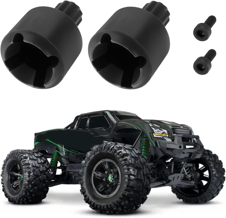2 Stück Hochleistungs-Antriebsbecher aus Stahl Differential-Antriebsbecher Kompatibel mit TRX X-MAXX