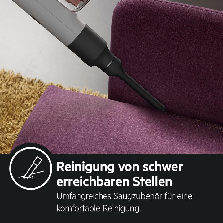 AEG Animal 8000 Akku-Staubsauger + AZE150 Ersatz-Akku/Automatik / 5-stufige Filtration/Digitale Anze