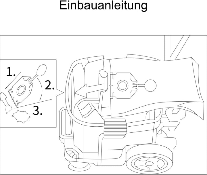 5 Staubsaugerbeutel geeignet für Kärcher 2.889-154.0 wie NT 30/1 30 L 30L NT 30/1 Ap Te L, NT 30/1 A