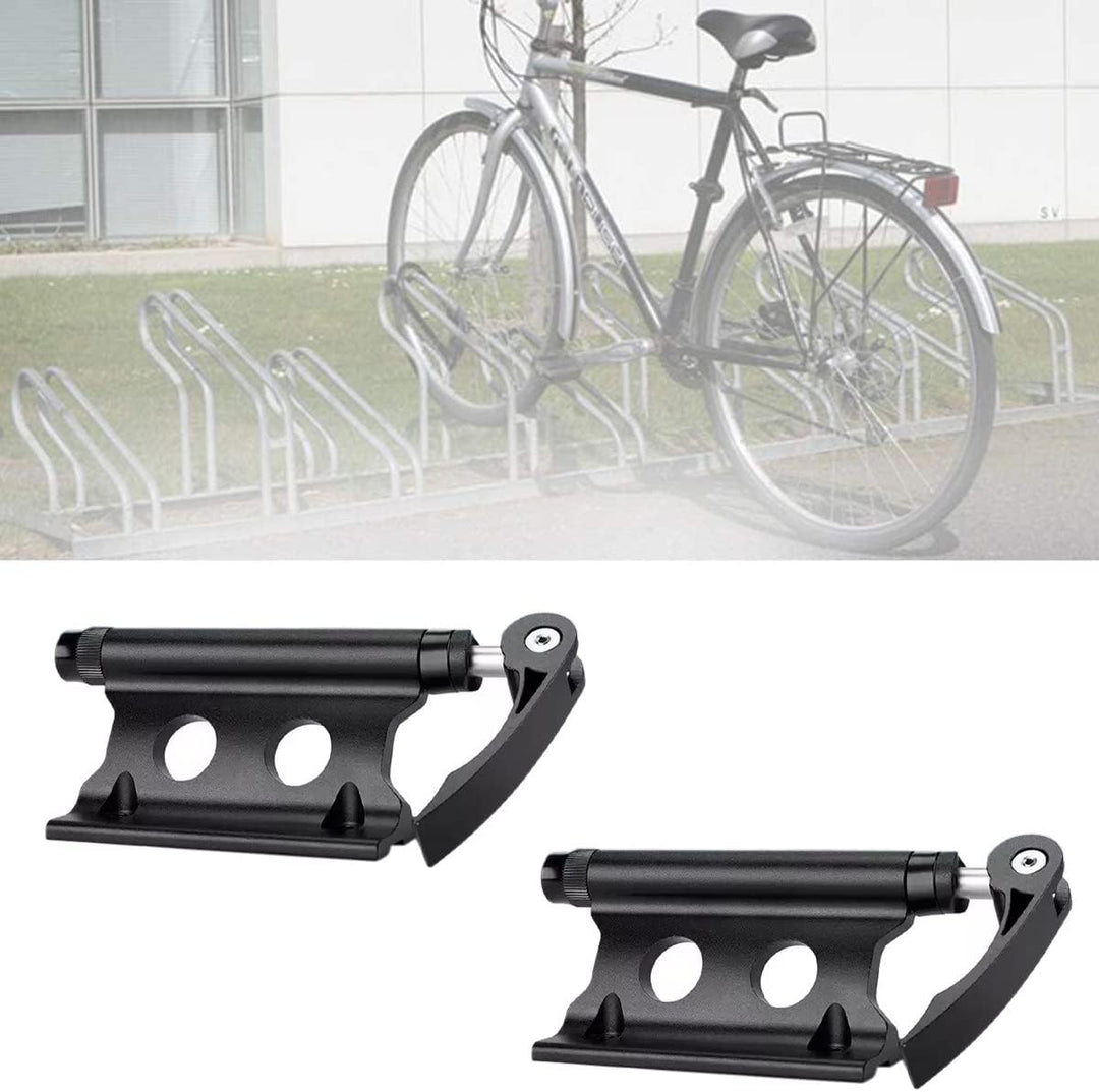 2 Stück Gabelhalterung Fahrrad, Aluminiumlegierung Fahrradgabelhalterung mit Schnellverschluss Stang