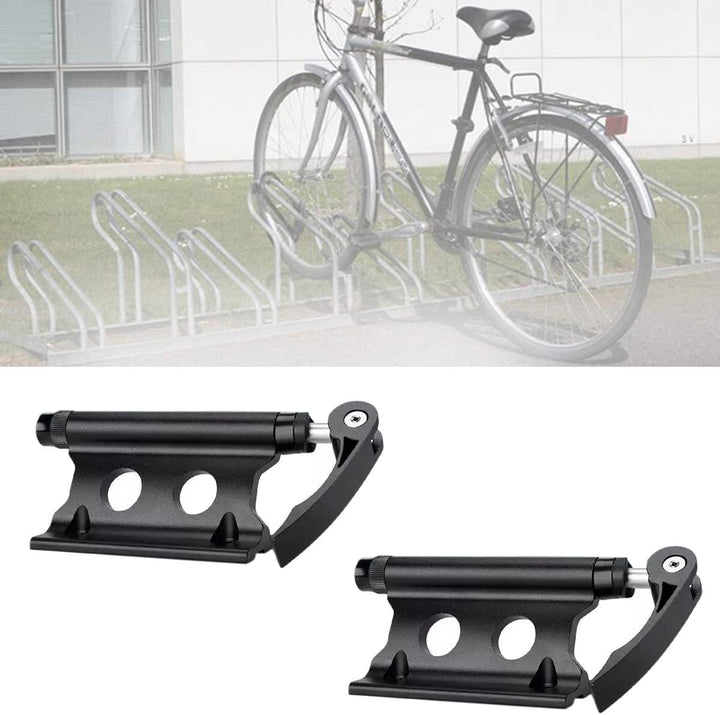 2 Stück Gabelhalterung Fahrrad, Aluminiumlegierung Fahrradgabelhalterung mit Schnellverschluss Stang