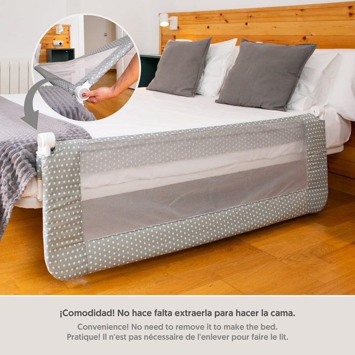 Interbaby - Klappbarer Geländer für Kinderbetten - 90 cm - Starry