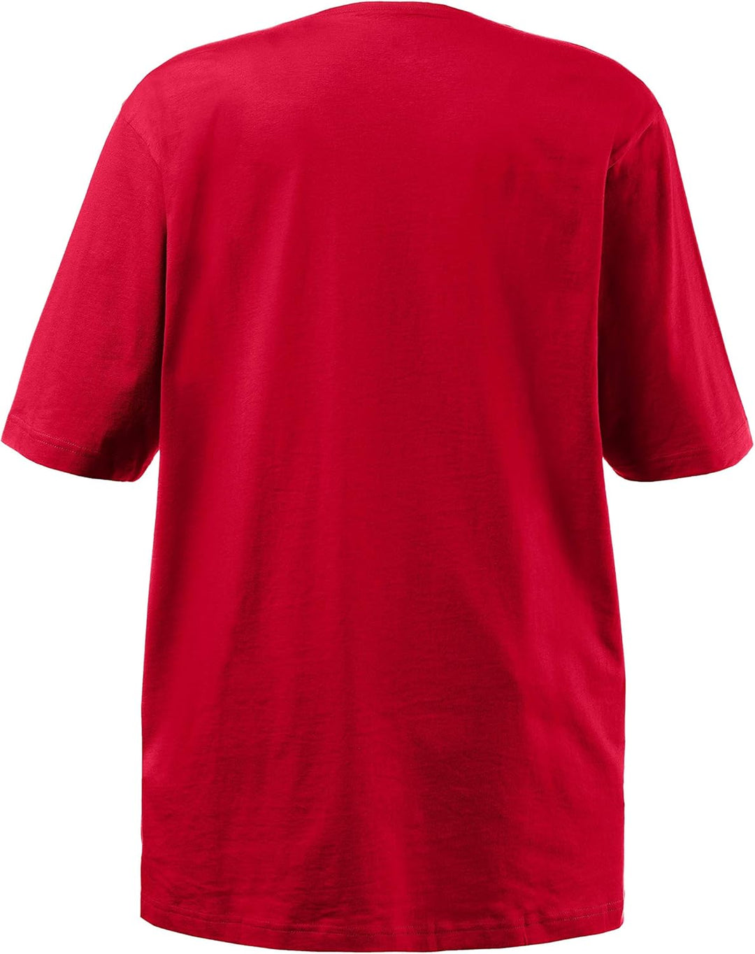 Ulla Popken Damen Basic-v-Shirt T 46-48 Mohn, 46-48 Mohn