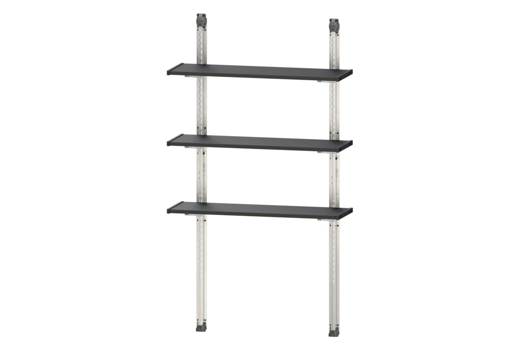 Keter Regalbausatz 70 für 1 Regal mit DREI 70 cm Langen Böden für alle Keter Gerätehäuser (ausser Fa