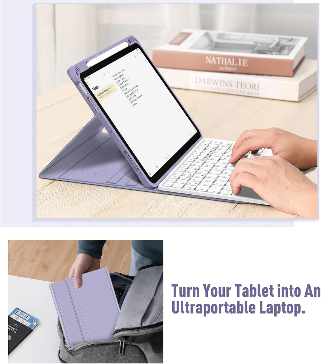 Fintie Tastatur Hülle für iPad Air 5. Generation 2022 / iPad Air 4. Generation 2020, iPad Air 10.9 m
