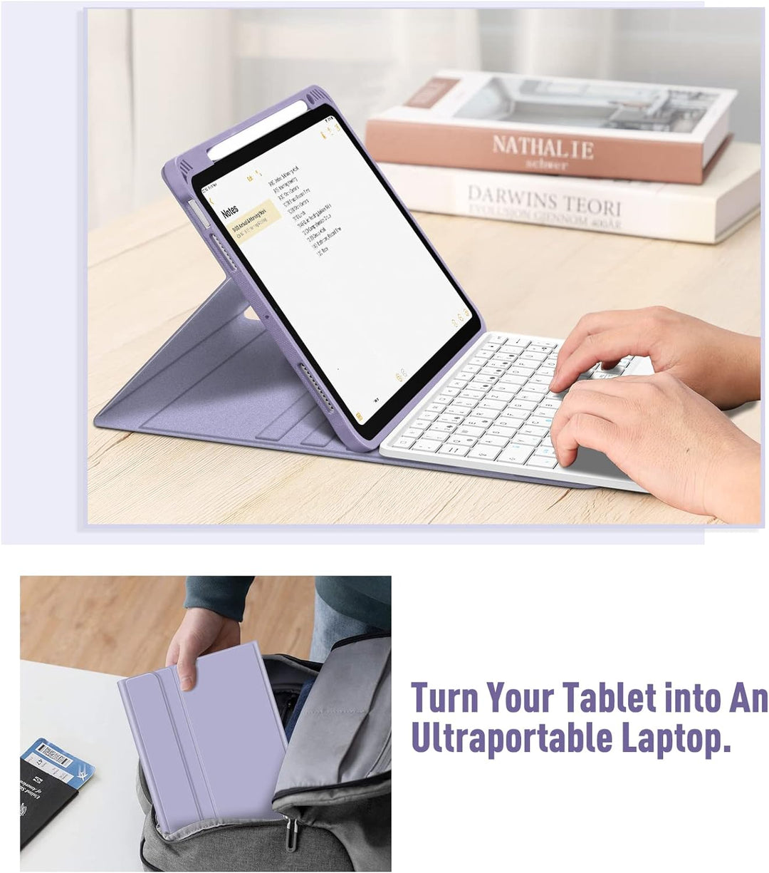 Fintie Tastatur Hülle für iPad Air 5. Generation 2022 / iPad Air 4. Generation 2020, iPad Air 10.9 m