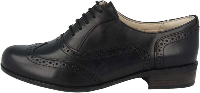 Clarks Hamble Oak Damen Schnürhalbschuhe 36 EU Schwarz Black Leather, 36 EU Schwarz Black Leather