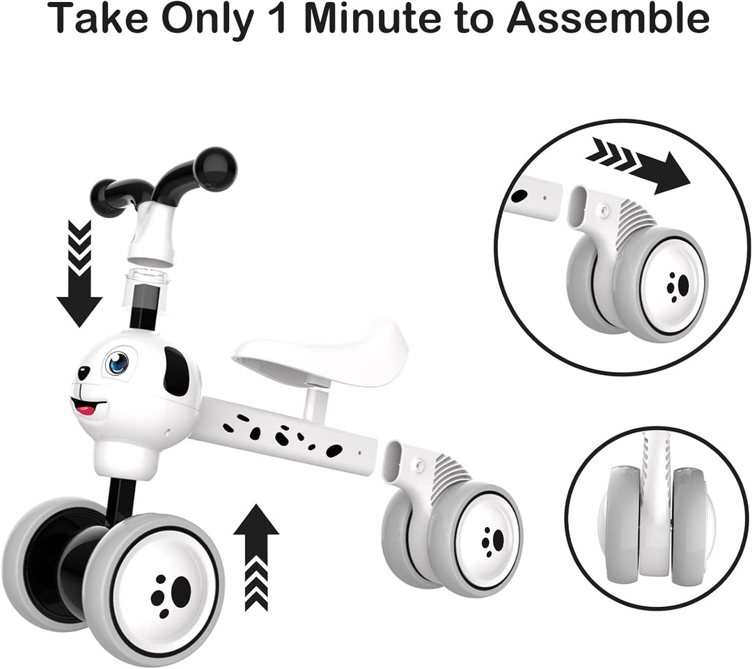 XIAPIA Kinder Laufrad ab 1 Jahr Lauflernrad für 10 - 36 Monate Baby, TÜV geprüft Erst Rutschrad Fahr