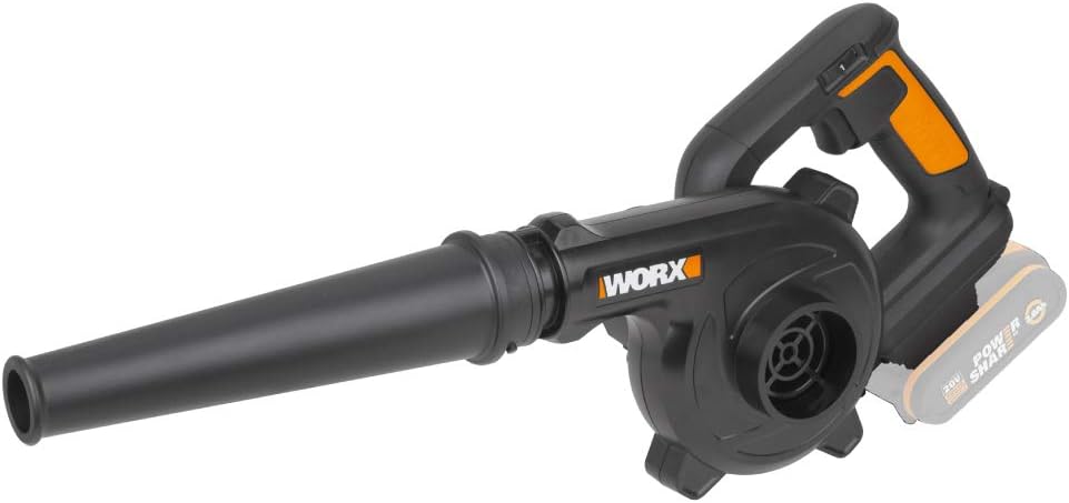 WORX WX094.9 Akku Werkstatt-Gebläse - 20V Max Laubbläser - 20V Powershare-Akkus kompatibel - ohne Ak