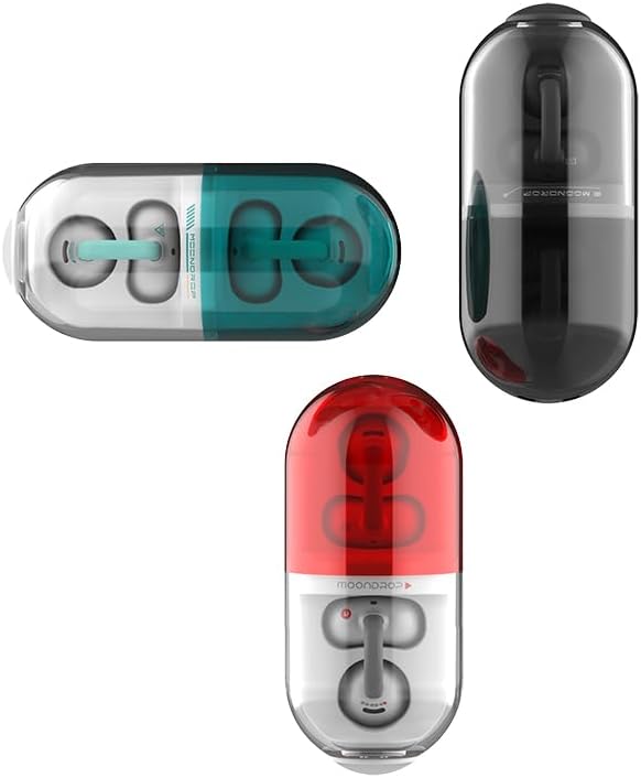 Moondrop Pill Open Ear Kopfhörer Bluetooth 6.0 OWS Hängende Kopfhörer IPX4 Open Ear Clip Wireless Bu