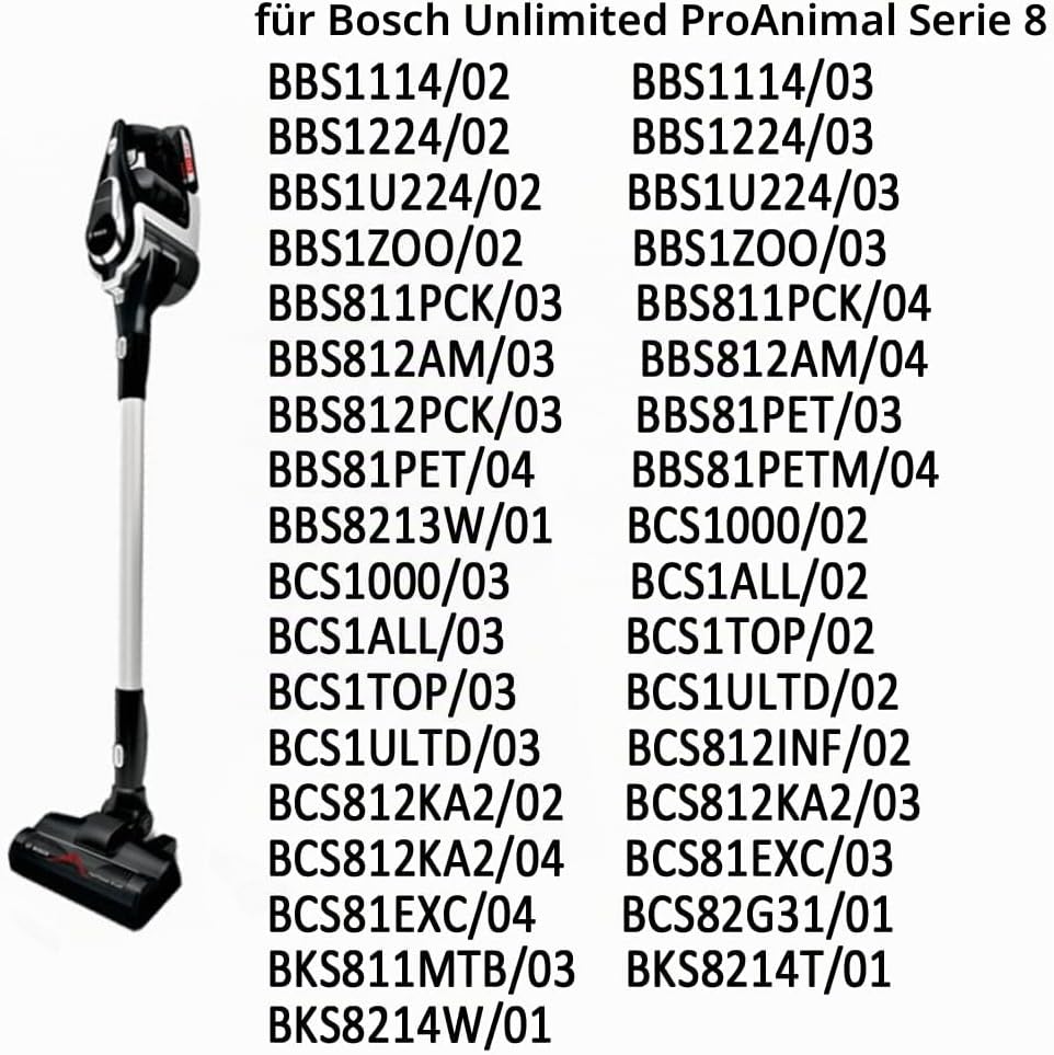 23,5V Adapter Ladegerät Batterie Netzteil für Bosch Staubsauger Unlimited Serie 6/7/8, Pro Animal Se