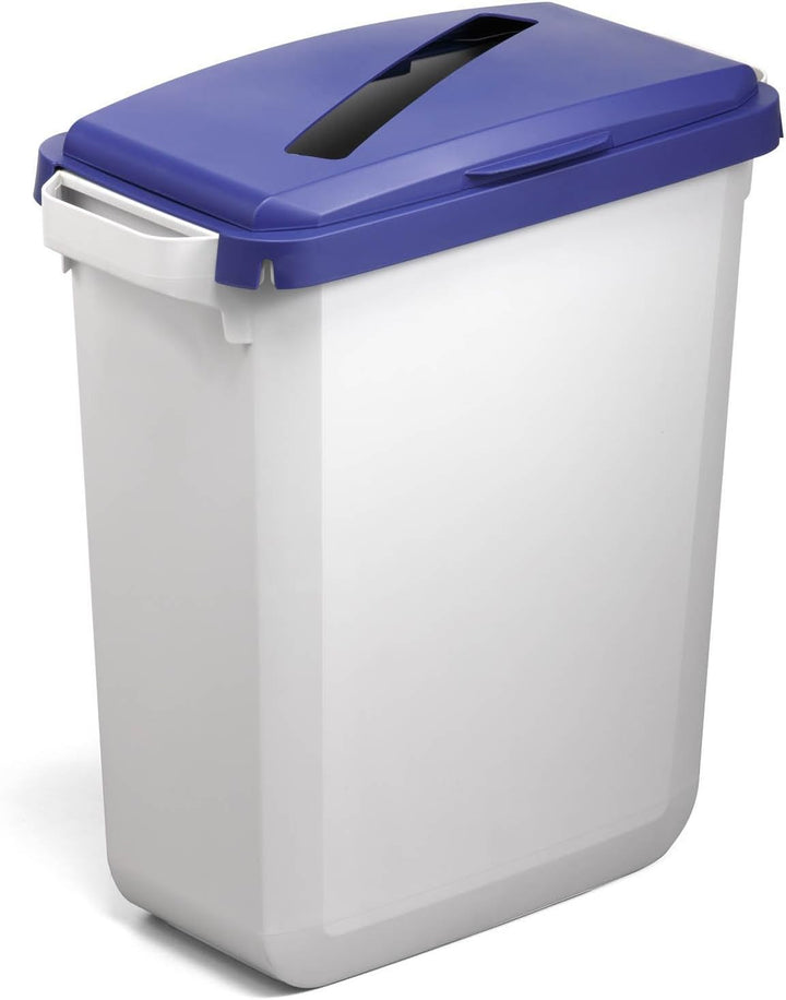 Durable Klappdeckel mit Einwurfschlitz für Durabin Abfalleimer 60 Liter, blau, 1800502040 Klappdecke