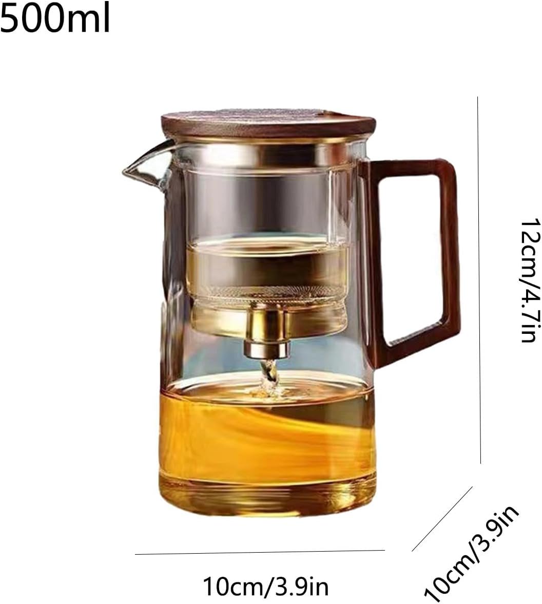 Glas-Teekanne mit Sieb, Glas-Teekannenfilter - Teekanne mit Sieb, Glas, Wassertrennung, Teekessel |