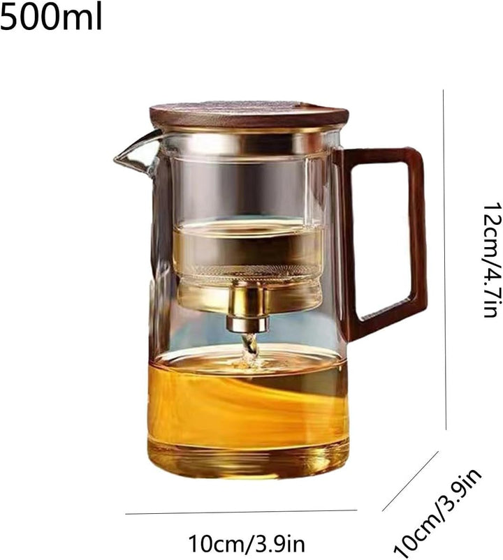 Glas-Teekanne mit Sieb, Glas-Teekannenfilter - Teekanne mit Sieb, Glas, Wassertrennung, Teekessel |