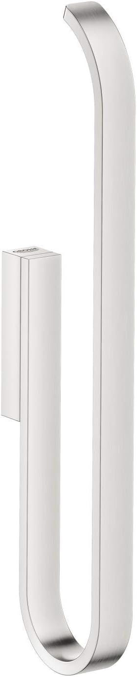 Grohe 41067DC0 Selection | Accessoires-WC-Papierhalter | Chrom | 41068000 Supersteel Reserve-Toilett