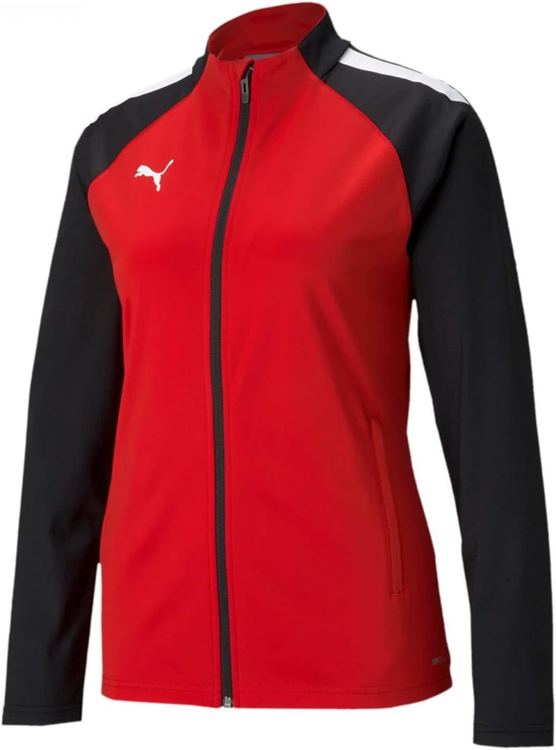 PUMA Damen Sweater M Puma Red-puma Black, M Puma Red-puma Black