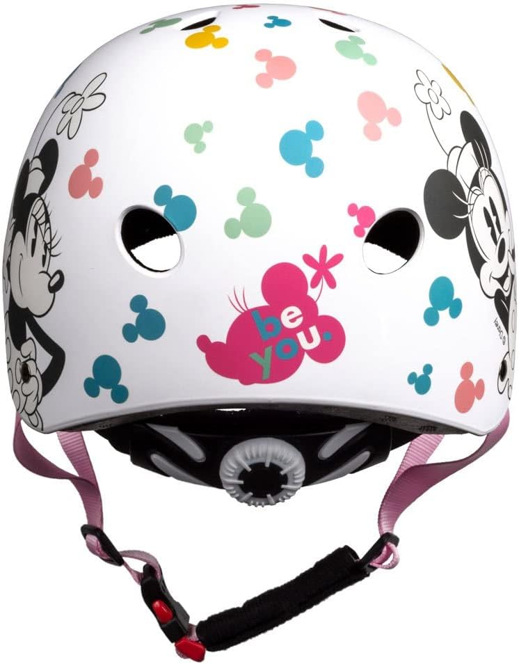 Seven Polska Mädchen Minnie Mouse Skaterhelm, weiss, M