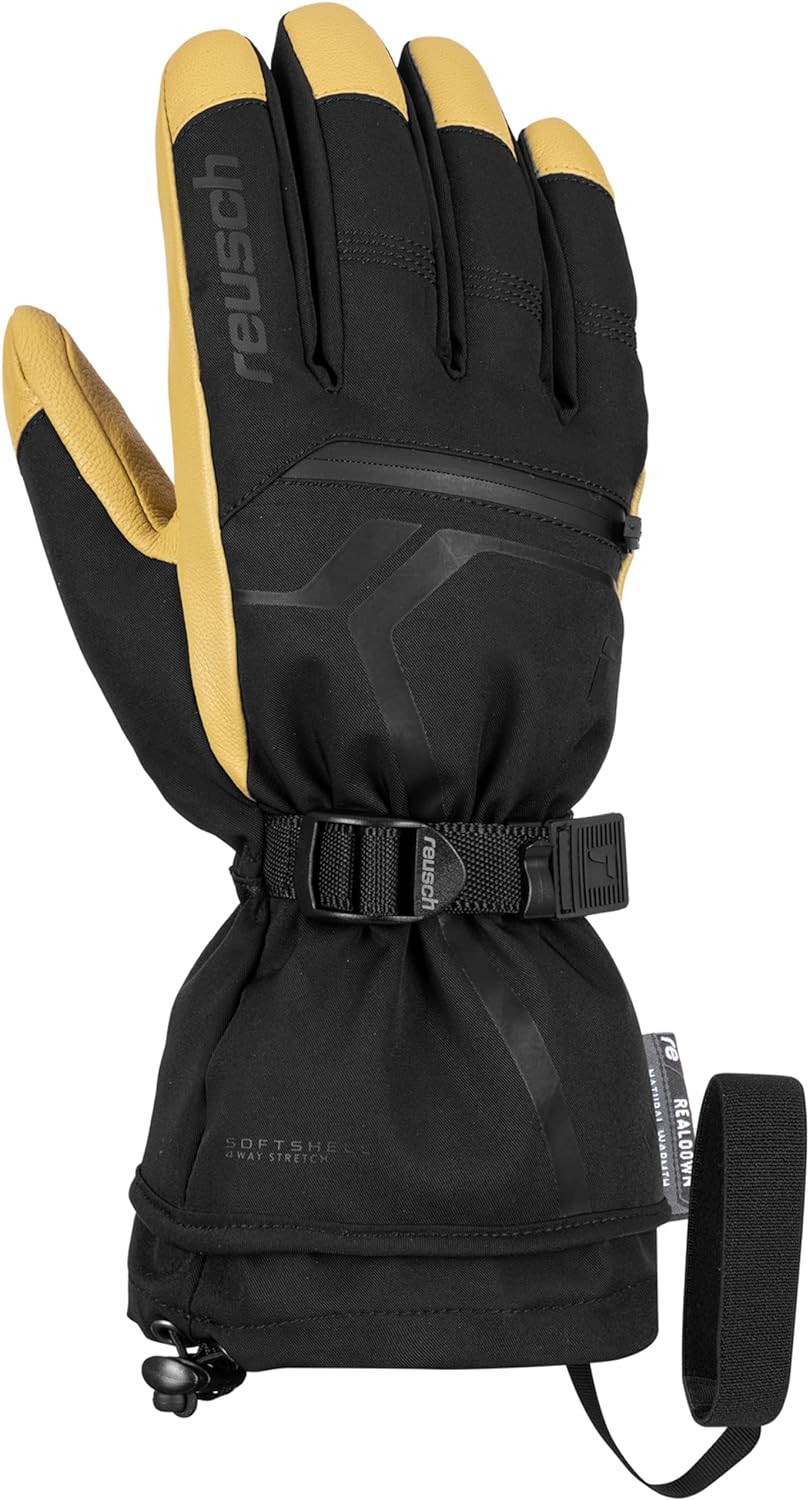 Reusch Unisex – Erwachsene Fingerhandschuhe Down Spirit Gore-tex Höchste Wärmestufe, Wasserdicht, At
