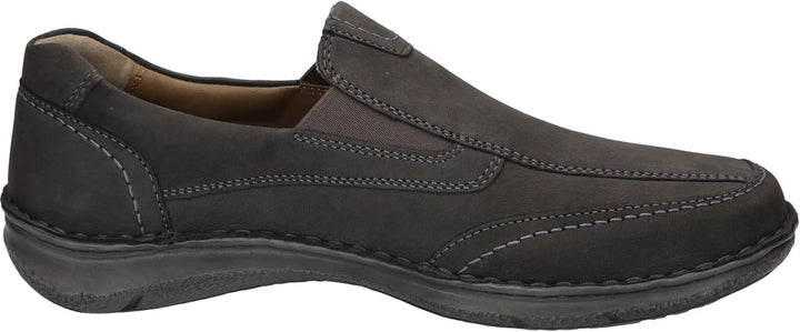 Josef Seibel Herren Slipper Anvers 67,Weite K (Extra weit),Wechselfussbett, Grau Granit