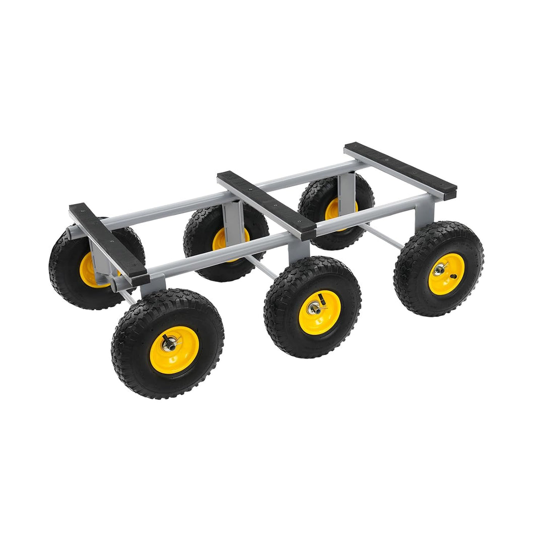 6 Rad Geländewagen, Bodenstehend 1200 lbs Kapazität Schwerlast Möbelwagen, für Häusern, Logistik, De