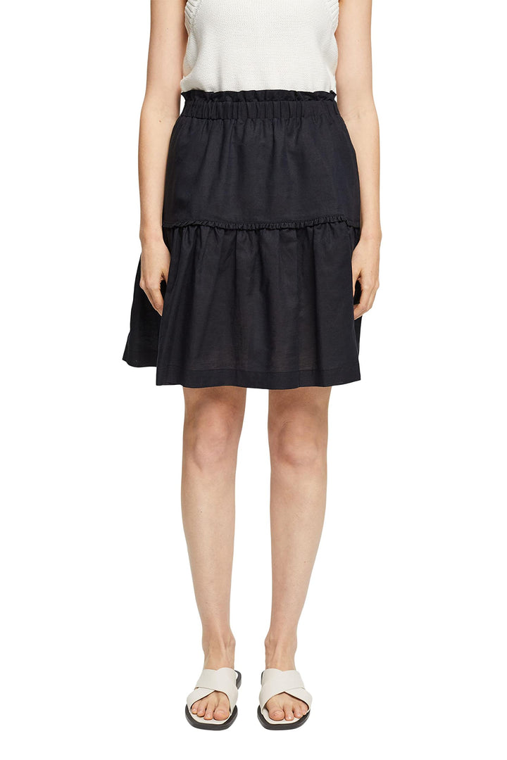 ESPRIT Damen Rock 34W 001/Black, 34W 001/Black