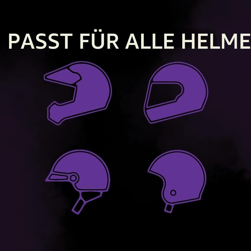 Cardo Packtalk Neo Motorradhelm Kommunikations-Gegensprechanlage, Doppel Packung, Black