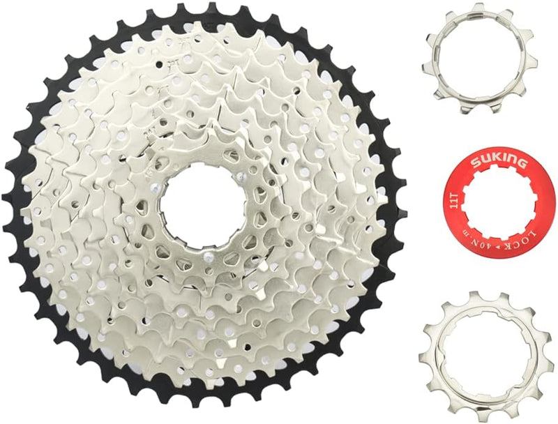 CYSKY 10 Fach Kassette 11-25T/11-28T/11-32T/11-36T/11-40T/11-42T Kassette passend für Mountainbike,