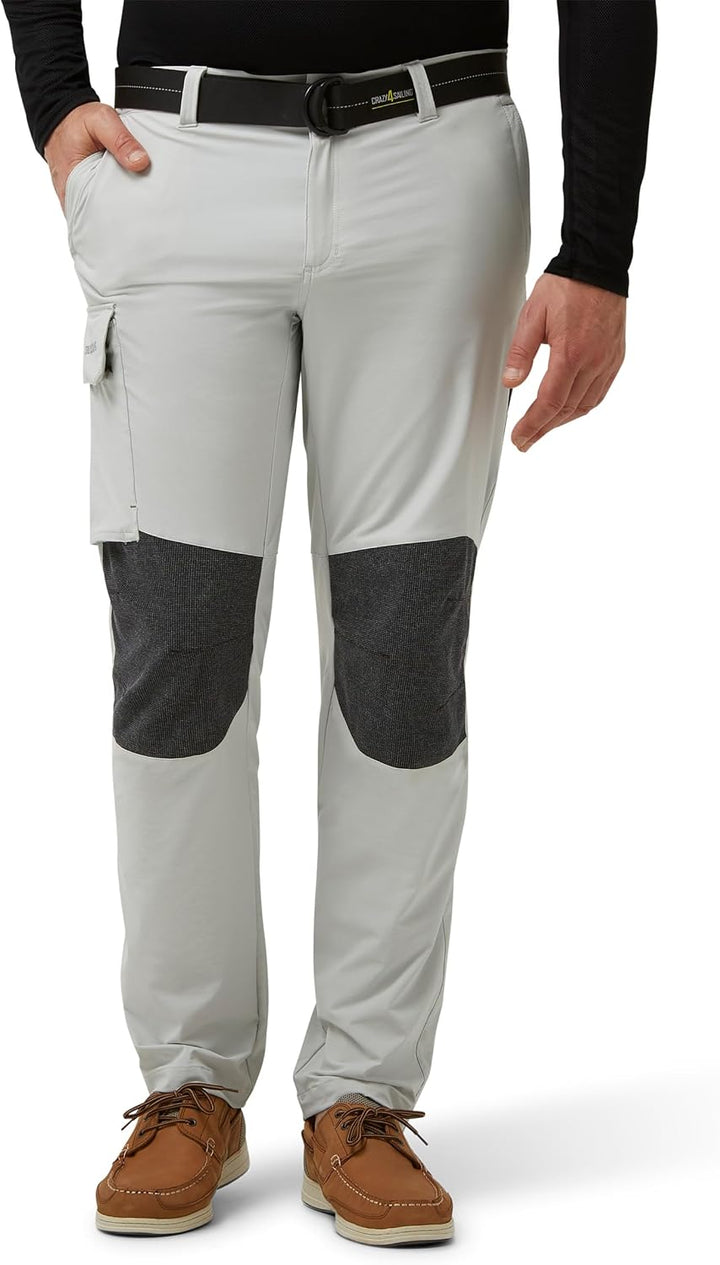 crazy4sailing Unisex Deck Segel-Bundhose – schnelltrocknend, 4‑Wege‑Stretch, UPF40+, verstärkte Knie