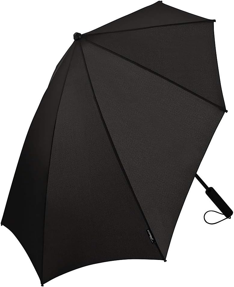 VON LILIENFELD Regenschirm Sturmschirm Stylisch Fiberglas Stabil Alex grau