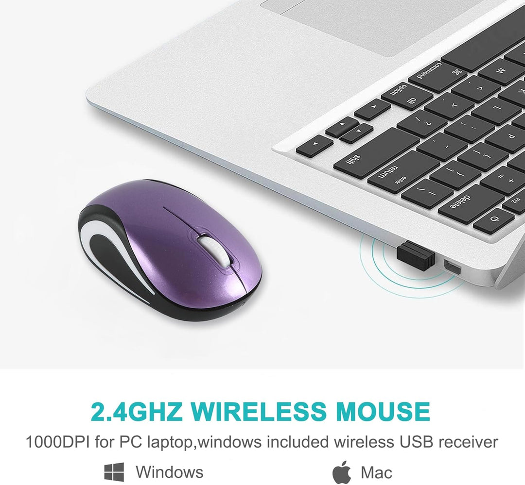 Kabellose Maus Niedliche Mini-Computermaus Kleine Grösse Tasche Tragbare Kompakte Reise USB Optische