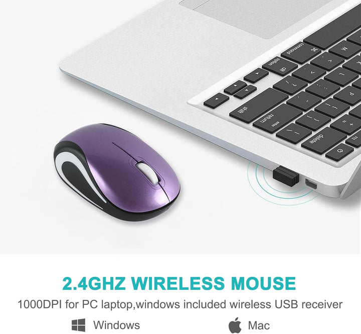 Kabellose Maus Niedliche Mini-Computermaus Kleine Grösse Tasche Tragbare Kompakte Reise USB Optische