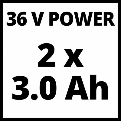 Einhell Akku-Rasenmäher GE-CM 36/37 Li Kit Power X-Change (36 V, 37 cm Schnittbreite, bis 400 m², 45