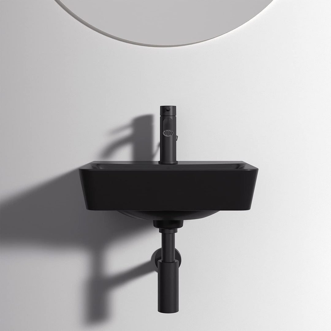 Ideal Standard BC193XG Ceraline Waschtischarmatur H75 mit Zugstangen-Ablaufgarnitur, Ausladung 10 cm