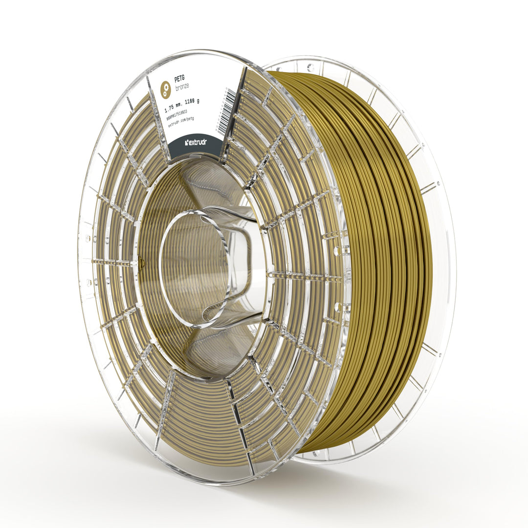 extrudr® PETG ø1.75mm (1.1kg) 'BRONZE' - 3D Drucker Filament - Made in Austria - höchste Qualität zu